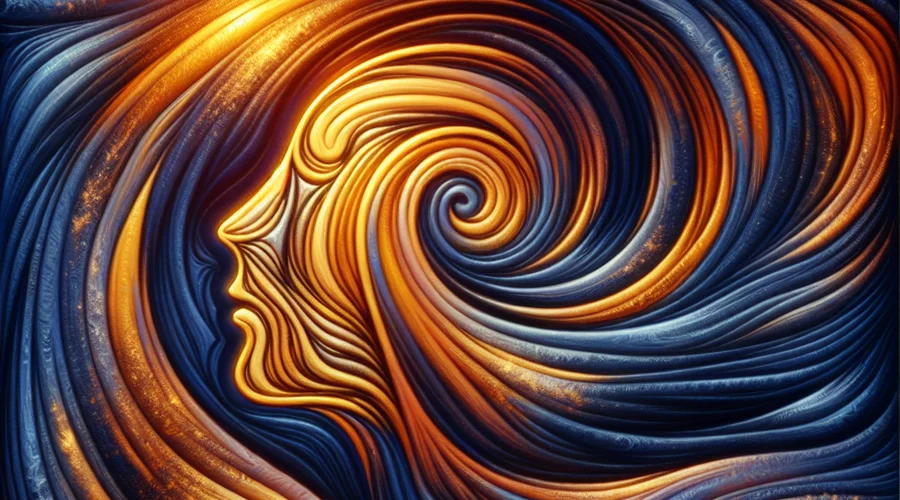 Energy visualization illustrating S.Coups&rsquo;s charisma through swirling colors.